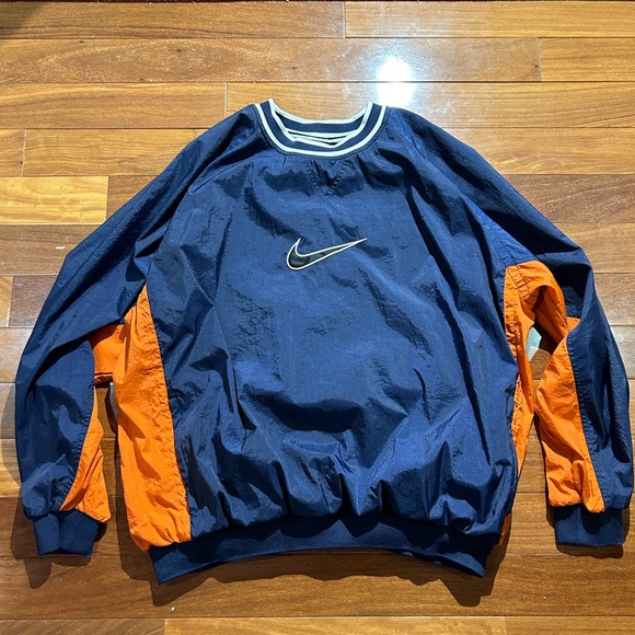Vintage Nike Jacket (Navy Blue and Orange) - Picture 2 of 8